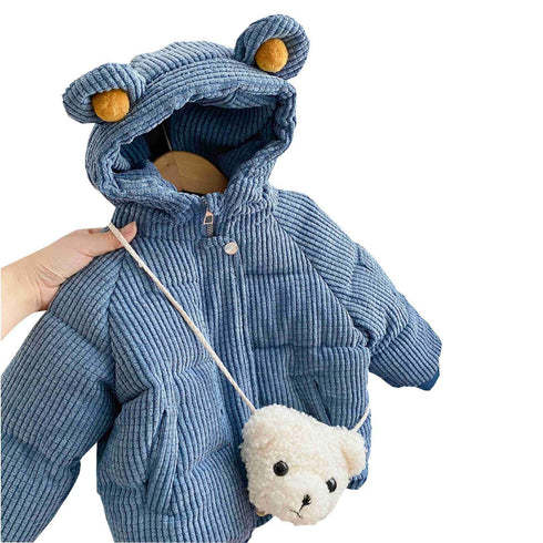 Autumn and winter children's velvet sweater coat